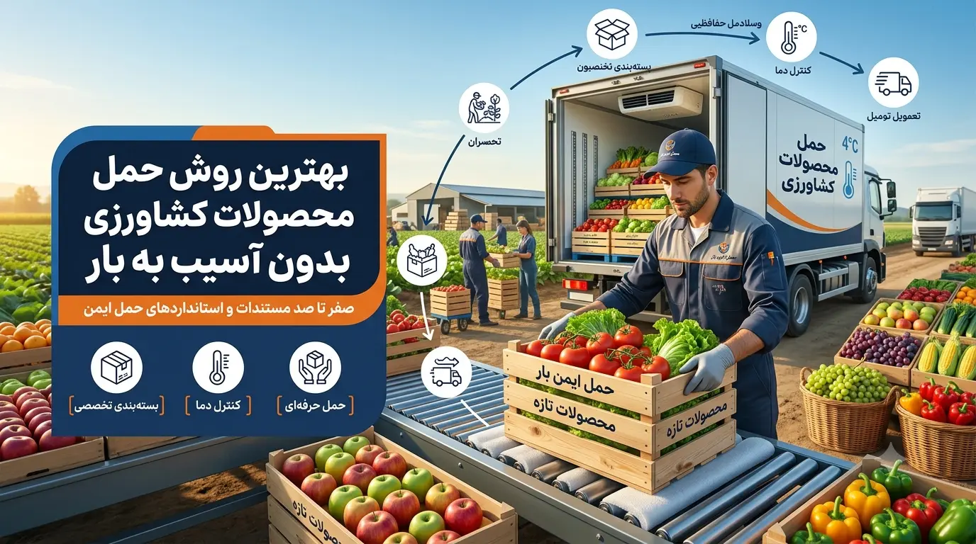 بهترین روش حمل محصولات کشاورزی بدون آسیب به بار 840848